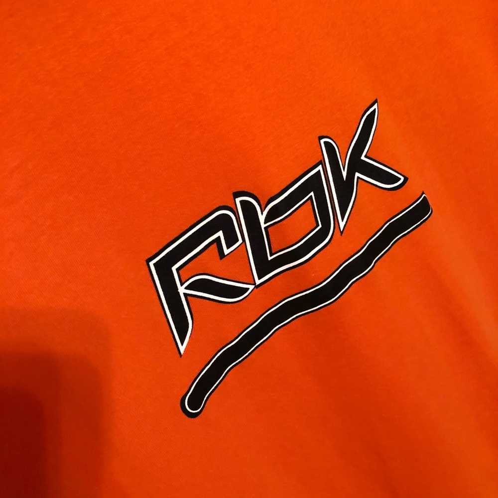 🔥🍊Orange Reebok Tee - Large - Picture 4 of 6